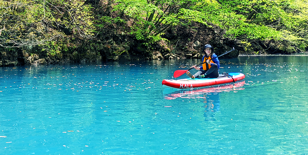 四万湖サップツアー